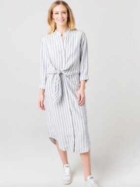 FRAME Women's Tie Up Dress